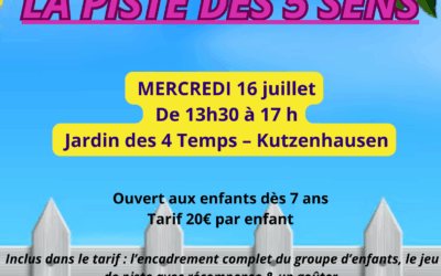 LA PISTE DES 5 SENS