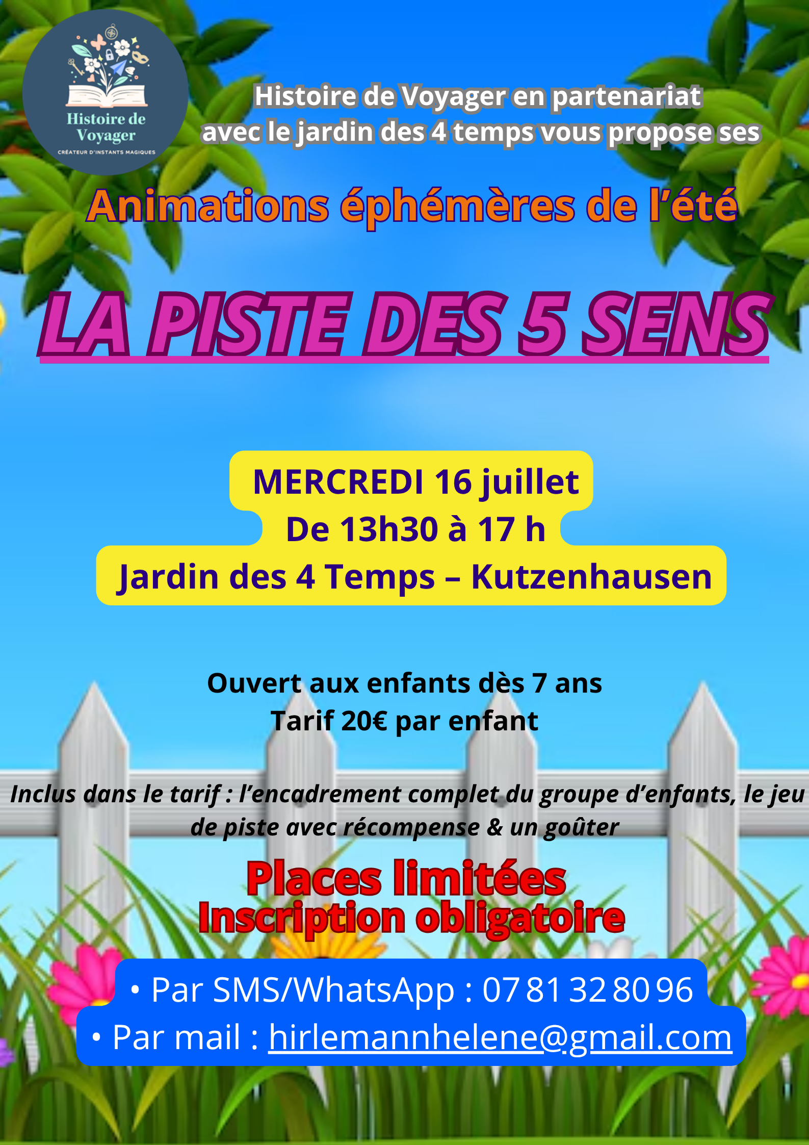 La piste des 5 sens