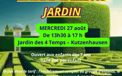 ENQUÊTE AU JARDIN